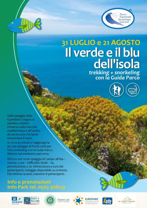 Trekking e snorkeling: il verde e il blu dell’isola 