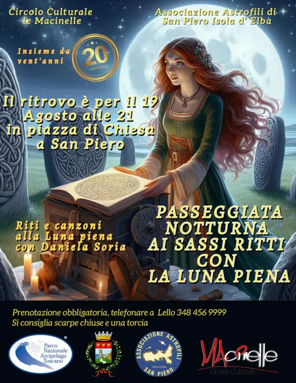 Tradizionale Passeggiata Notturna ai Sassi Ritti con Luna Piena