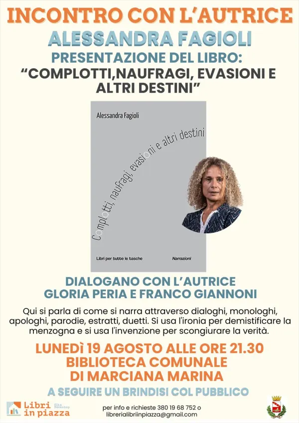 Presentazione del libro "Complotto, naufragi, evasioni e altri destini"