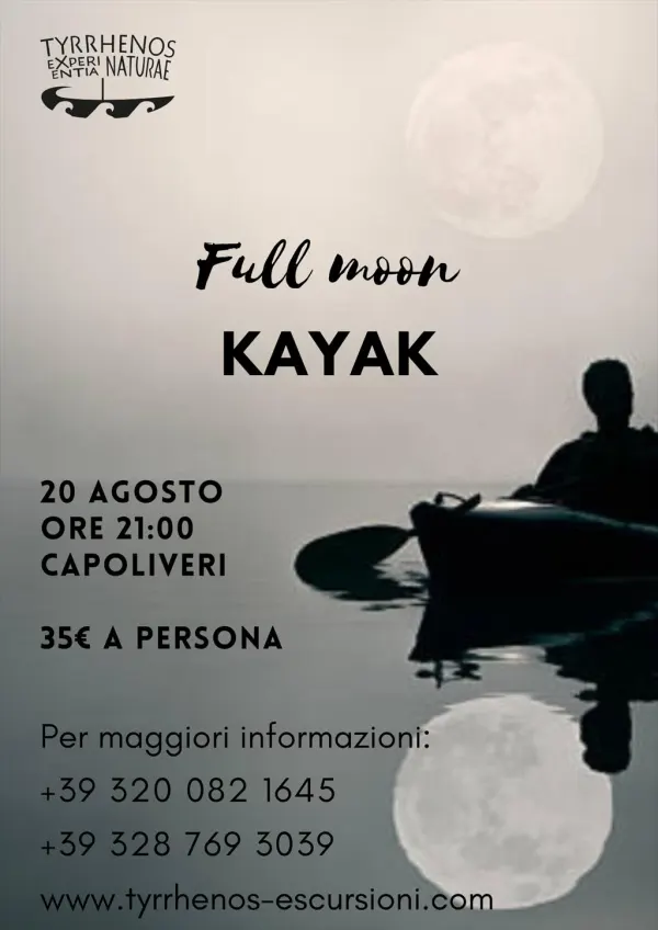 Kayak della Luna Piena