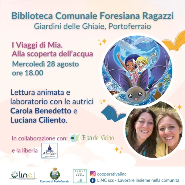 ‘I viaggi di Mia’: presentazione e laboratorio per bambini/e 