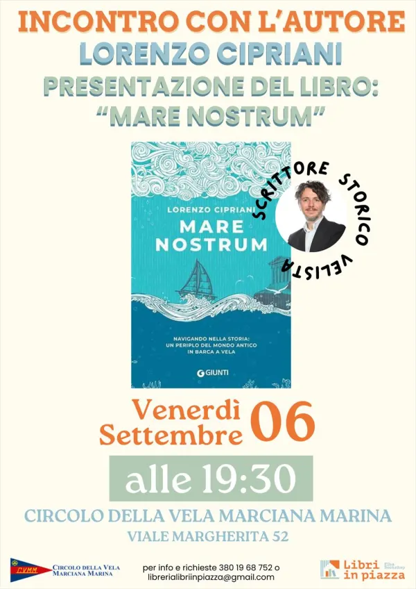 Incontro con l'autore Lorenzo Cipriani