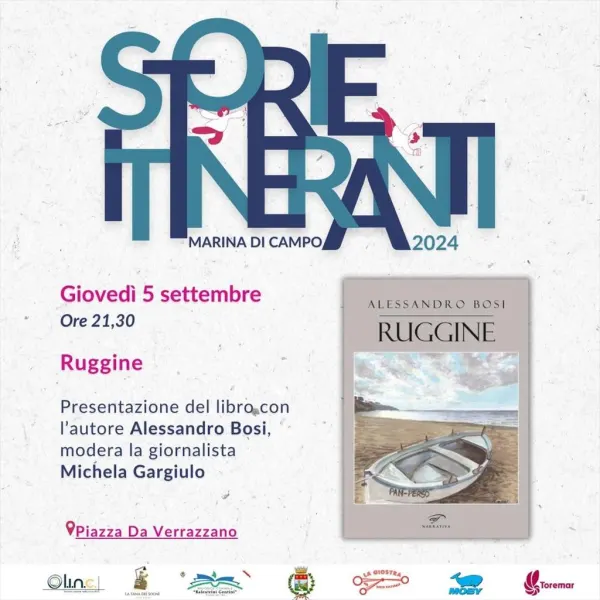 Presentazione libro "Ruggine" - Storie Itineranti 