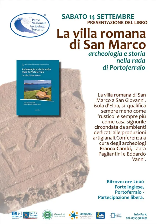 PRESENTAZIONE DEL LIBRO - La villa romana di San Marco archeologia e storia nella rada di Portoferraio