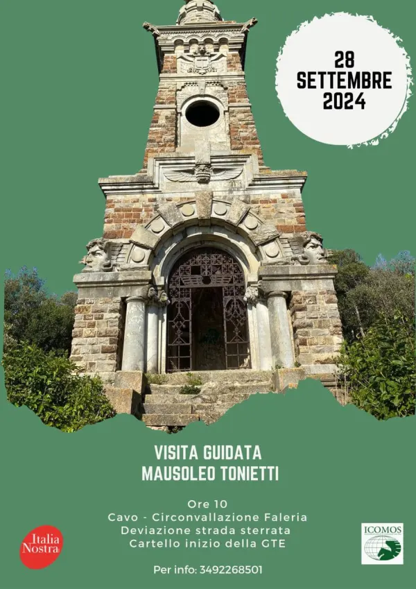 Sopralluogo e visita guidata al Mausoleo Tonietti