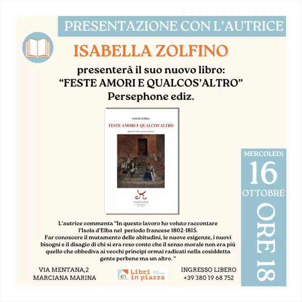 Presentazione del libro “Feste, amori e qualcos’altro”