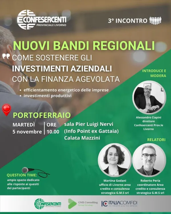 Nuovi bandi regionali