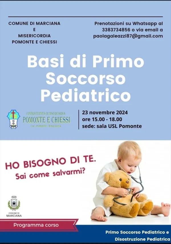 Basi di primo soccorso pediatrico 