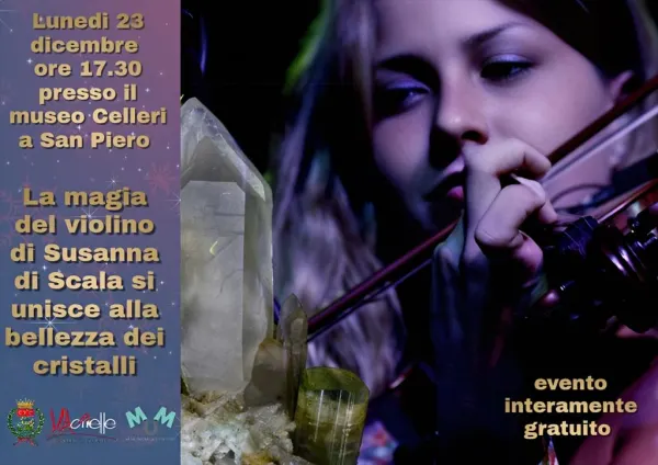 Alla scoperta dei minerali e degli affreschi con il violino di Susanna Di Scala