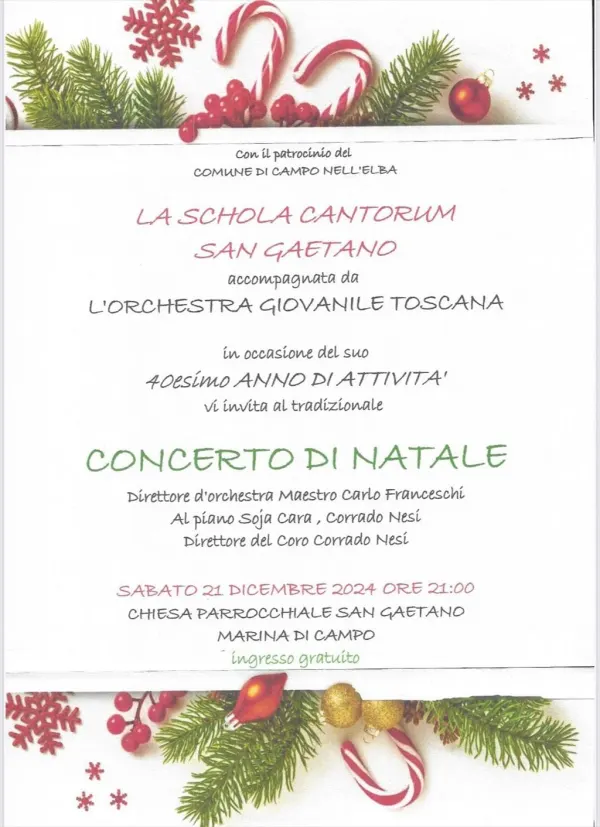 Concerto di Natale - Anniversario della Schola Cantorum di San Gaetano