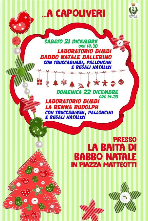 Laboratorio bimbi con il Babbo Natale Ballerino