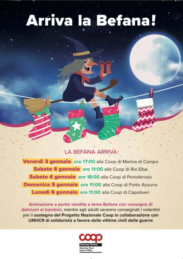 Arriva la Befana! - Coop dell'Elba
