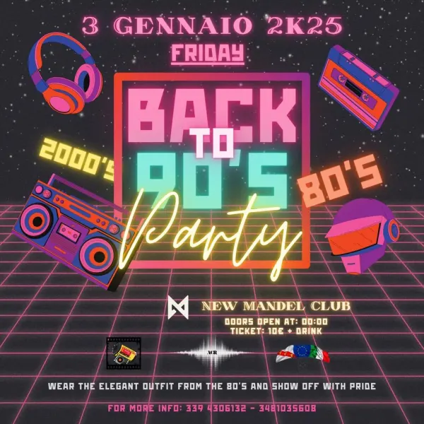 Back to the 80s, 90s & 2000s Party
