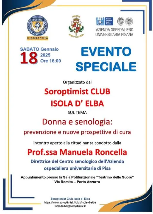 Soroptimist - Incontro con Manuella Roncella
