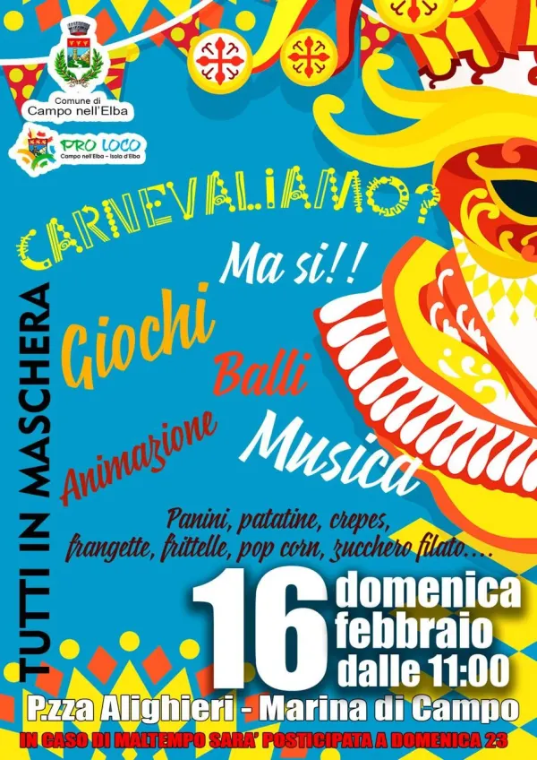 Festa di Carnevale a Marina di Campo