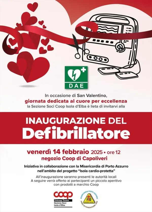 Inaugurazione del defibrillatore