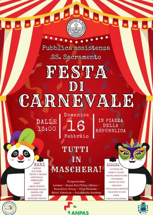 Festa di Carnevale a Portoferraio