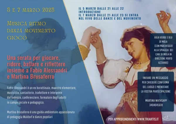 Ritmo, movimento e gioco incontrano le danze popolari