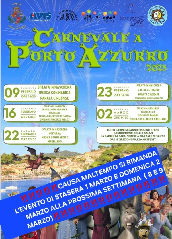 Carnevale a Porto Azzurro