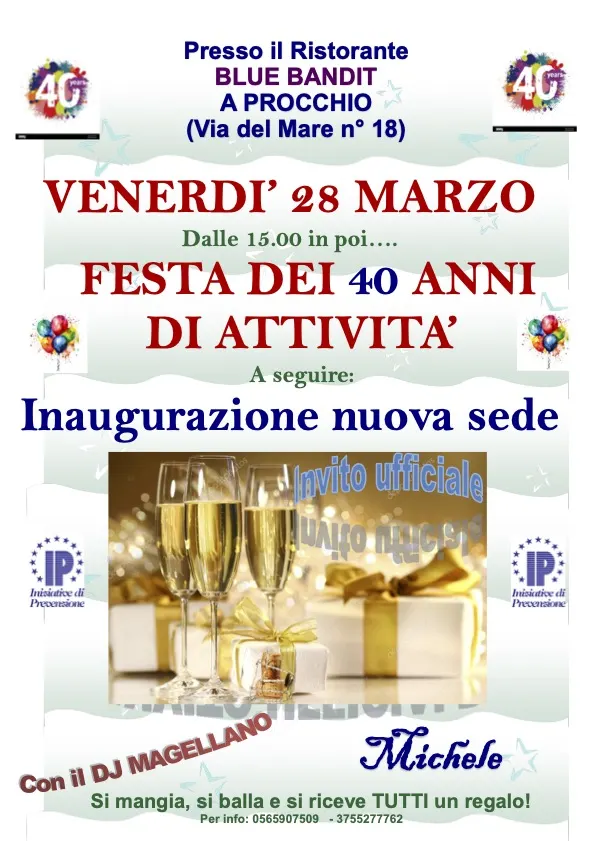 Festa dei 40 anni di attività