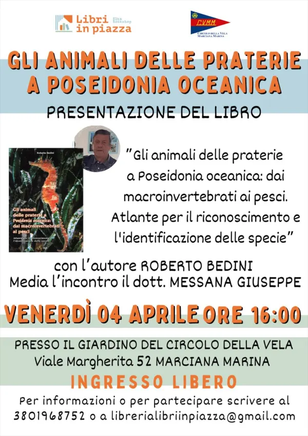 Presentazione Libro  "Gli animali delle praterie a Poseidonia oceanica: dai macroinvertebrati ai pesci."