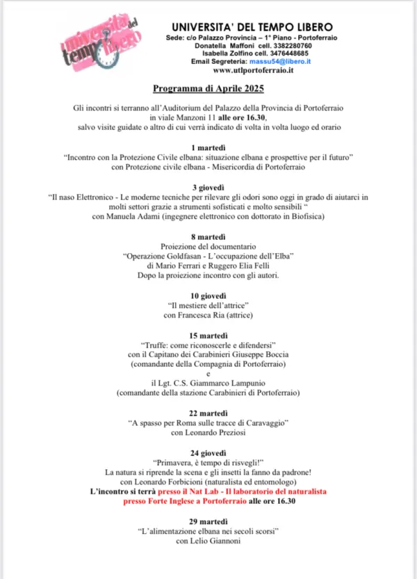 Incontro con la Protezione civile elbana- Misericordia di Portoferraio