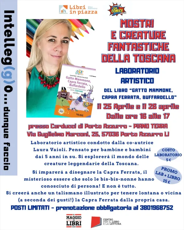 MOSTRI  E CREATURE FANTASTICHE DELLA TOSCANA - lab per bambini