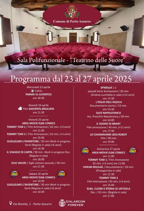 Area Movie Elba Comics - Prima giornata