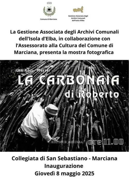 Inaugurazione della mostra "La Carbonaia di Roberto"