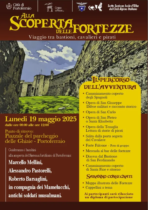 Alla scoperta delle fortezze – Viaggio tra bastioni, cavalieri e pirati