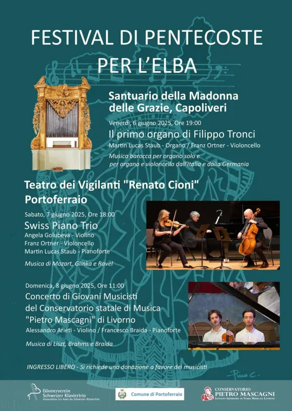 Il primo organo di Filippo Tronci - Festival di Pentecoste per l'Elba