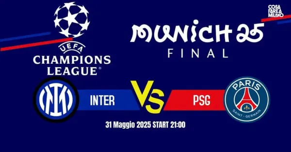 PSG vs Inter - Finale di Champions