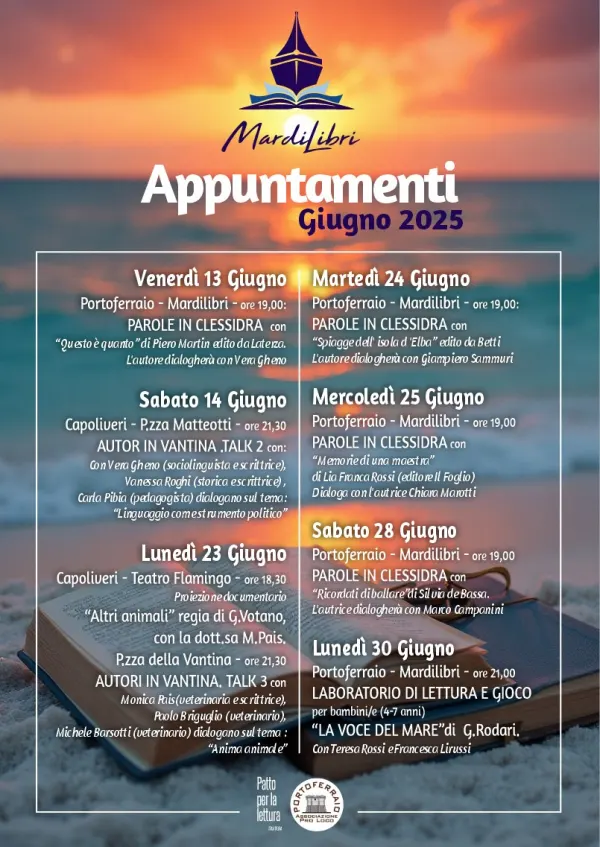 Presentazione del libro "Spiagge dell'Isola d'Elba" - Parole in clessidra