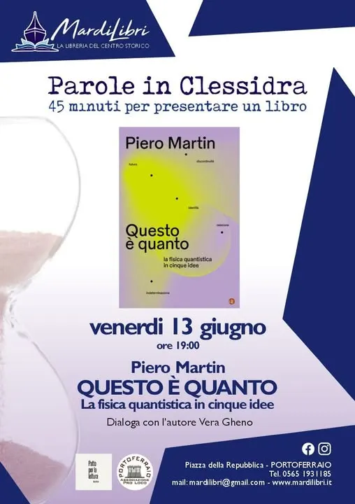 Presentazione del libro "Questo è quanto" - Parole in clessidra