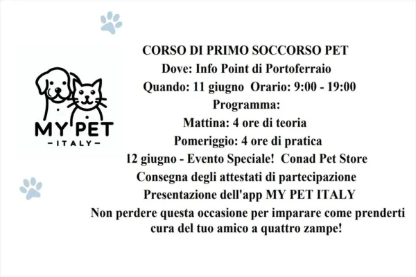 Corso Primo Soccorso Pet