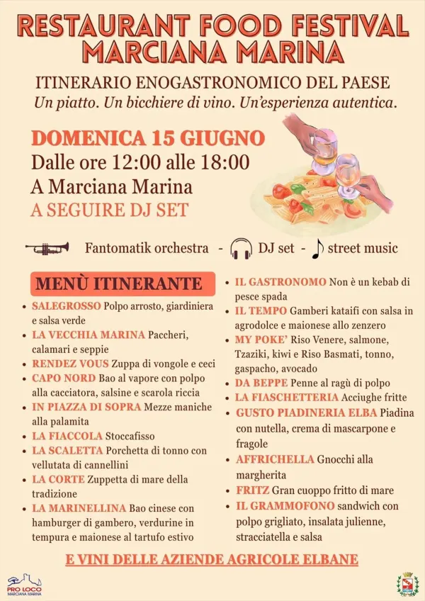 Restaurant Food Festival Marciana Marina