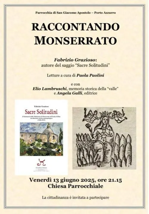 Raccontando Monserrato - Presentazione del libro "Sacre solitudini"
