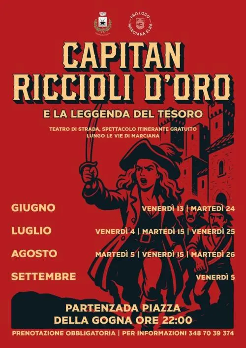 Capitan Riccioli d’oro e la leggenda del tesoro