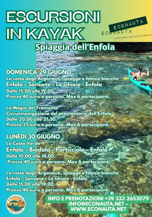 Escursione speciale in kayak
