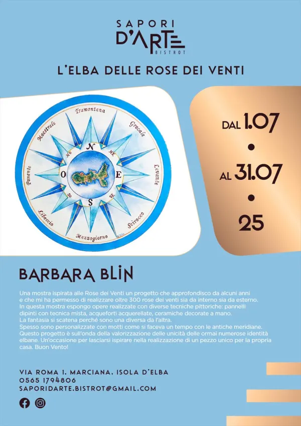 Inaugurazione mostra "L'Elba delle Rose dei Venti"