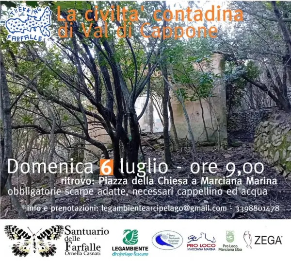 Trekking delle Farfalle - La civiltà contadina di Val di Cappone