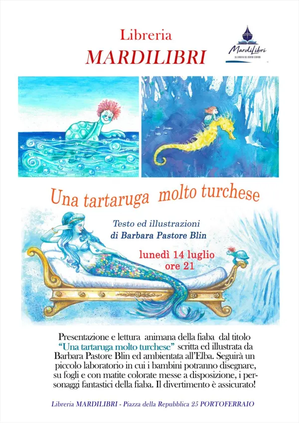 Presentazione del libro "Una tartaruga molto turchese"
