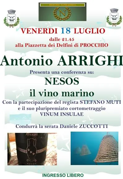 "Nesos" il vino marino