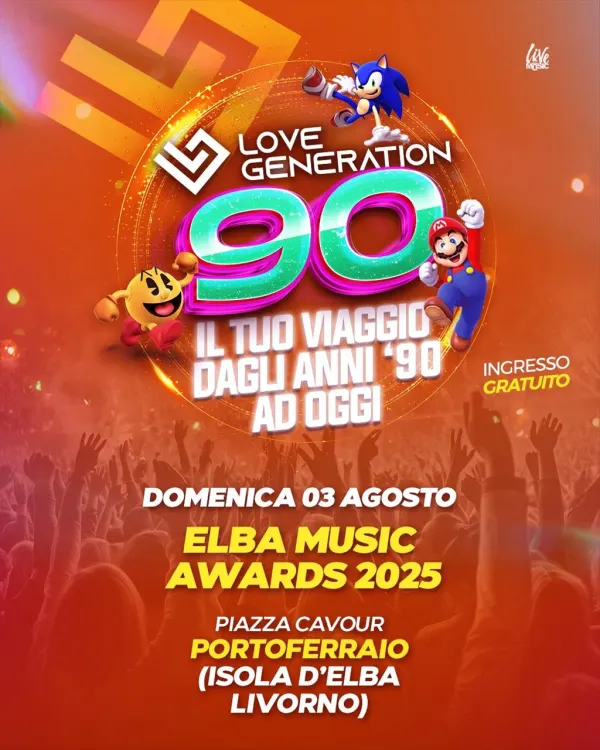 Love Generation ’90 - Elba Music Awards 2025