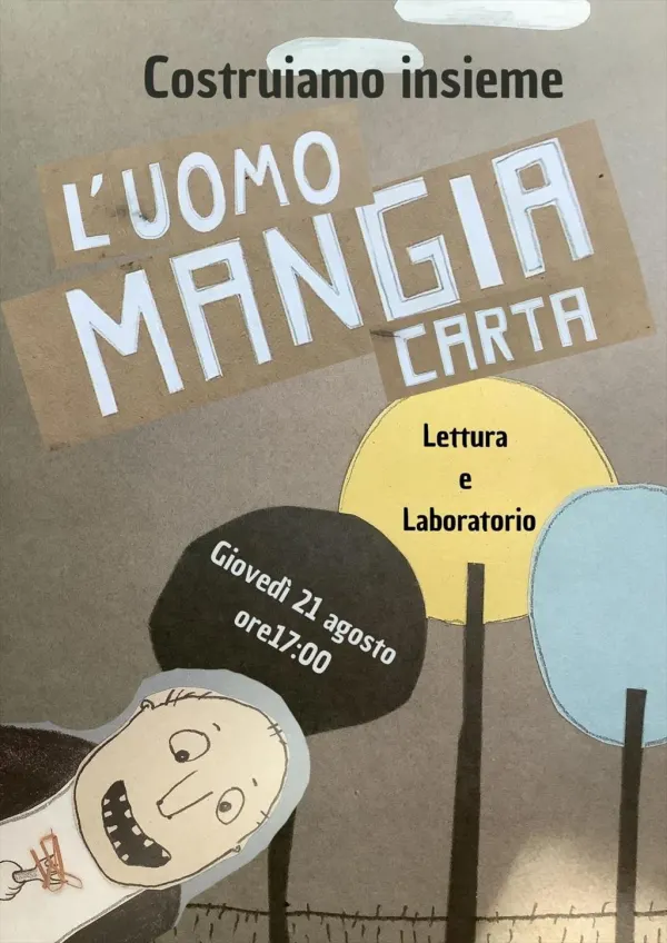 L'uomo mangia carta: letture e laboratorio artistico per bambini