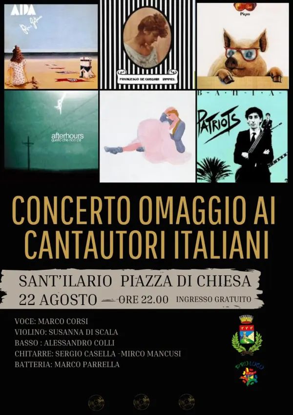 Concerto omaggio ai cantautori italiani