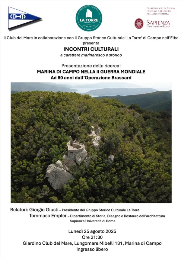 Marina di Campo nella II Guerra Mondiale – Ad 80 anni dall’Operazione Brassard