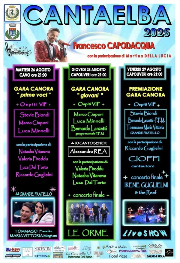 CantaElba 2025 - Gara canora "Giovani"