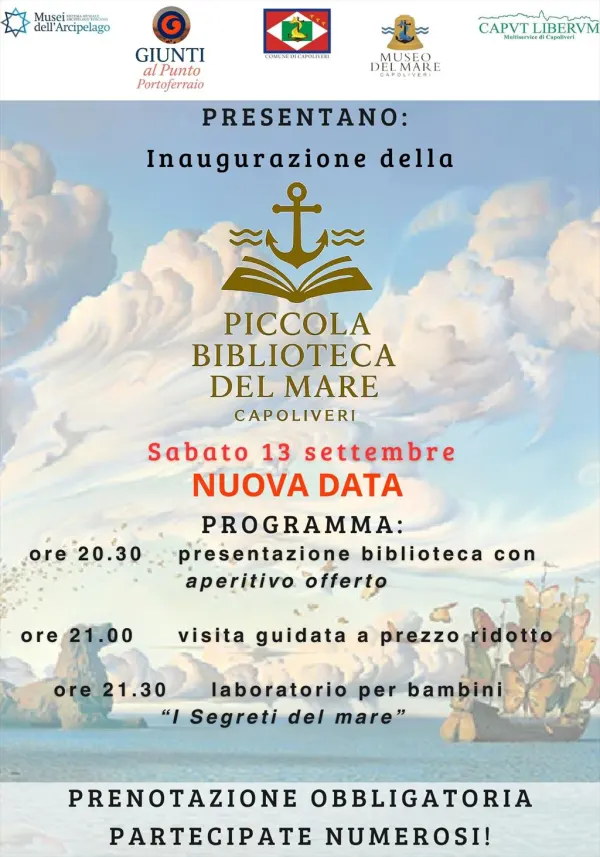Inaugurazione della Piccola Biblioteca del Mare - NUOVA DATA