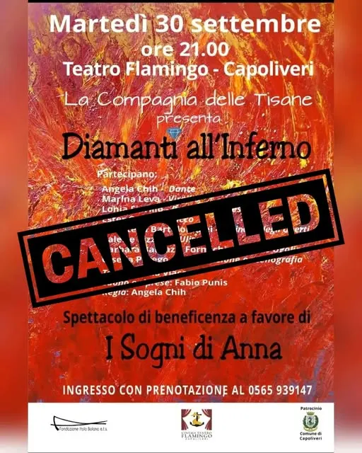 Diamanti all'Inferno - evento annullato